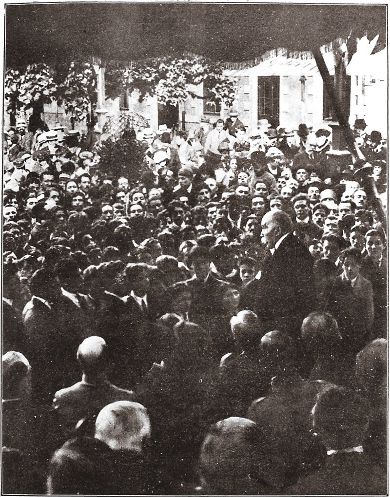 Clemenceau au lycée le 27 mai 1922 Dédicace