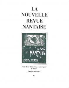 NRN La Nouvelle Revue Nantaise