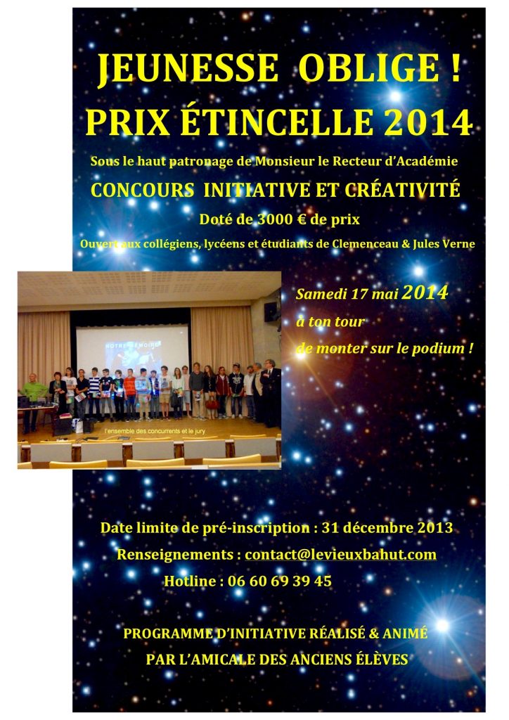 JEUNESSE OBLIGE 2014