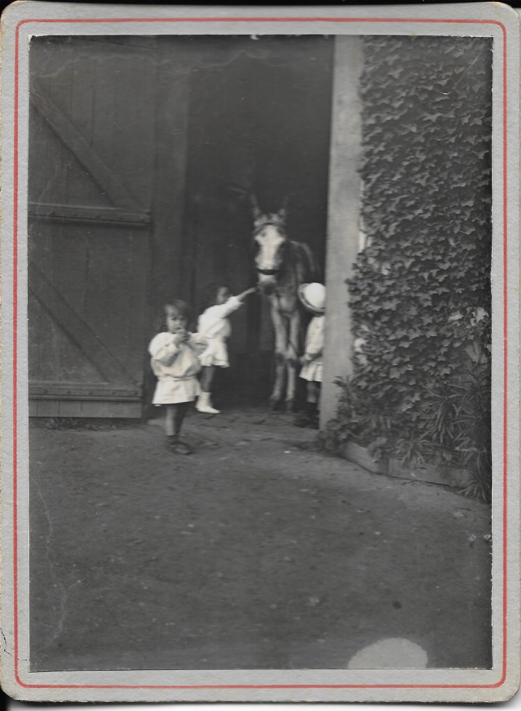 Les petits Decré à La Close en 1923