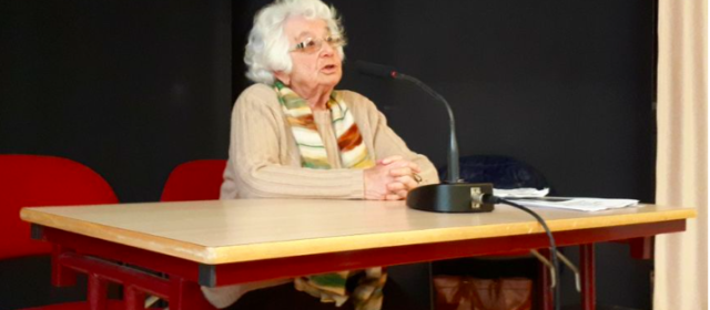 Esther Senot rescapée d’Auschwitz témoigne devant les élèves du lycée
