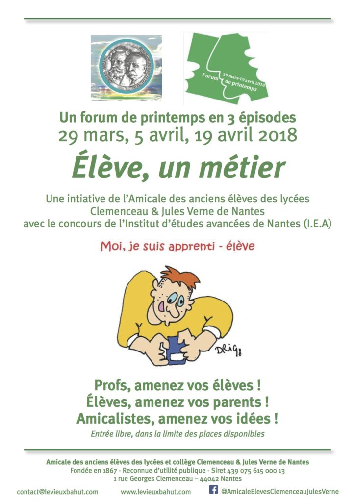 Forum Elève, un métier Programme