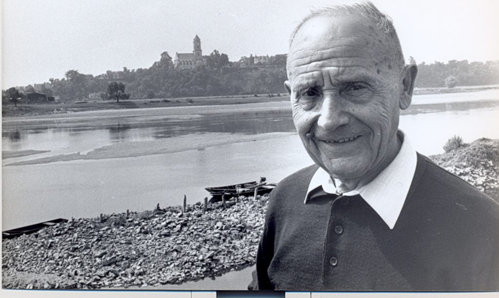 Julien Gracq à St Florent Photo Jacques Boislève