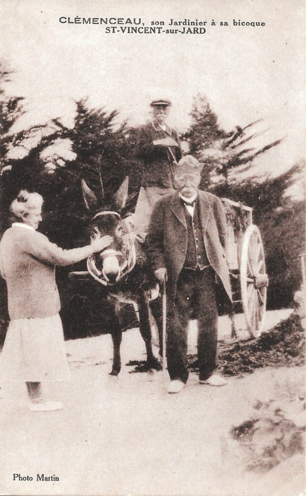 Clemenceau et son jardinier