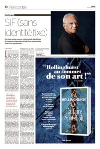 HENRI LOPES Le Monde des livres 19-10-18