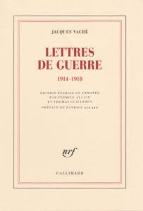 Jacques Vaché Gallimard couverture